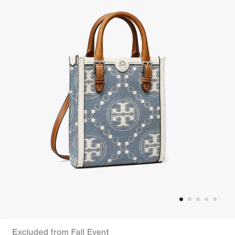 TORY BURCH crossbody with handles mini tote.